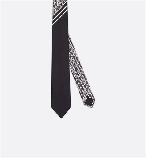 Silk tie Jordan x Dior Grey in Silk 